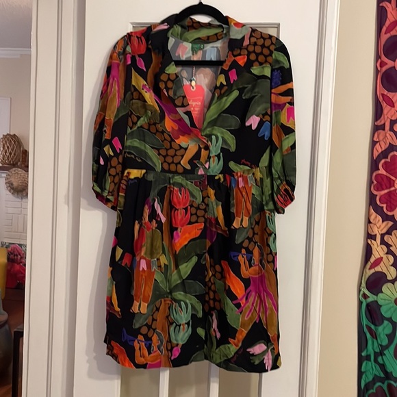 NWT FARM RIO BRAZIL mini dress - Picture 2 of 2